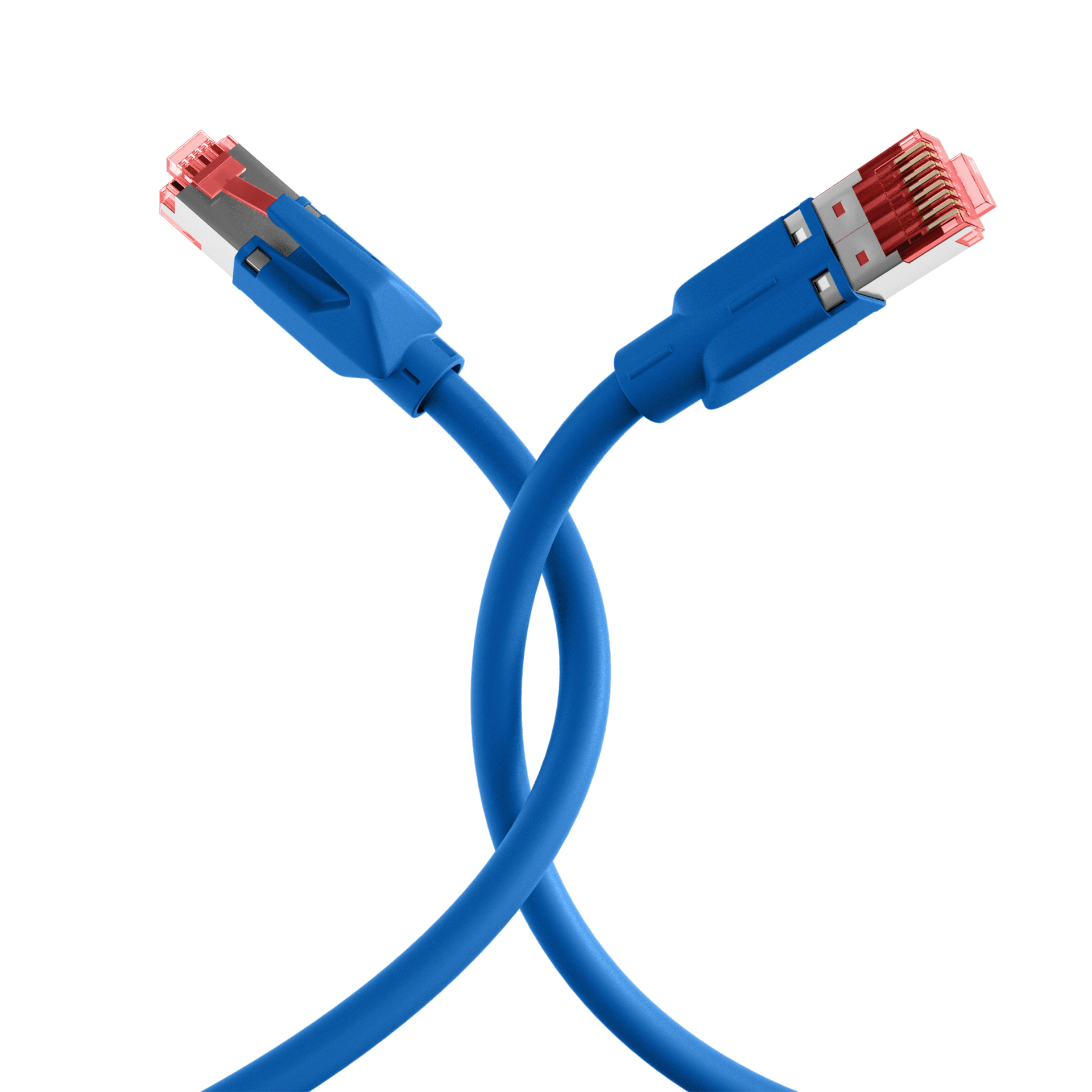 RJ45 Patch Cord Cat.7 S/FTP LSZH TM21 blue 1m