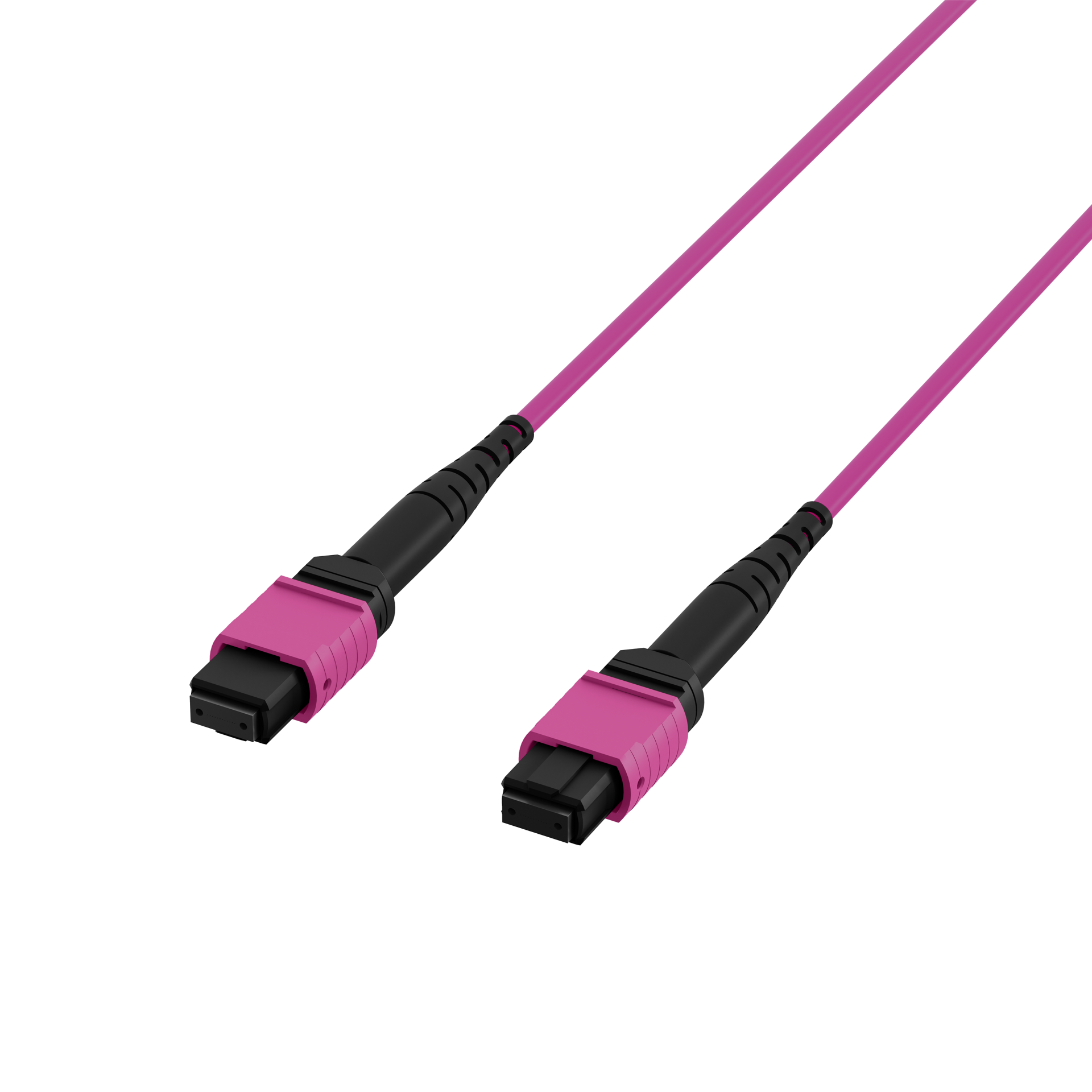 MTP®(F)-MTP®(F) Patchkabel OM4 12 Fasern Typ A LSZH erika-violett 15m