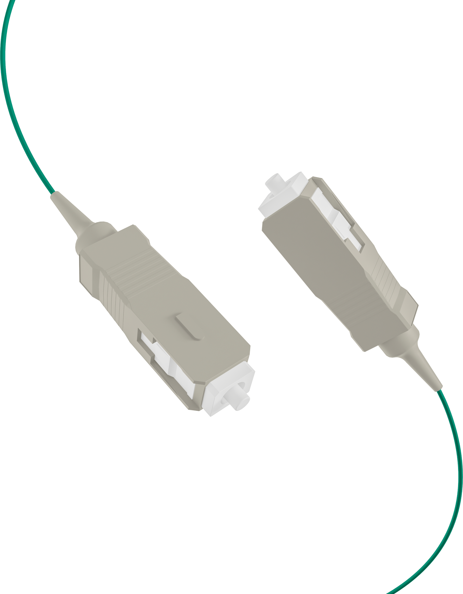 Faserpigtail SC OM2 -Grün 2m - 1 Stück