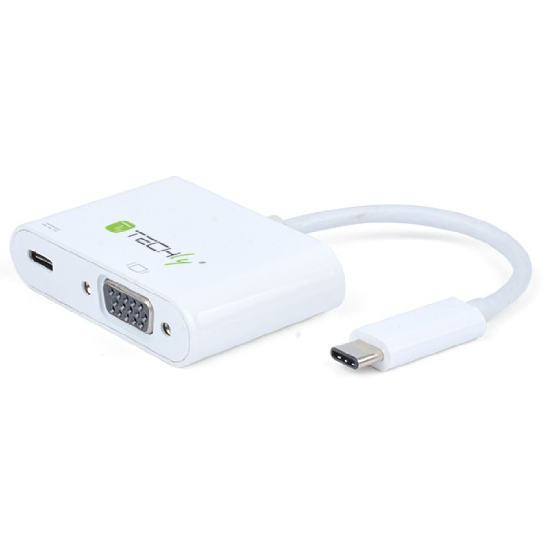 Konverter Kabel Adapter USB-C auf VGA,,Typ C USB Aufladeport