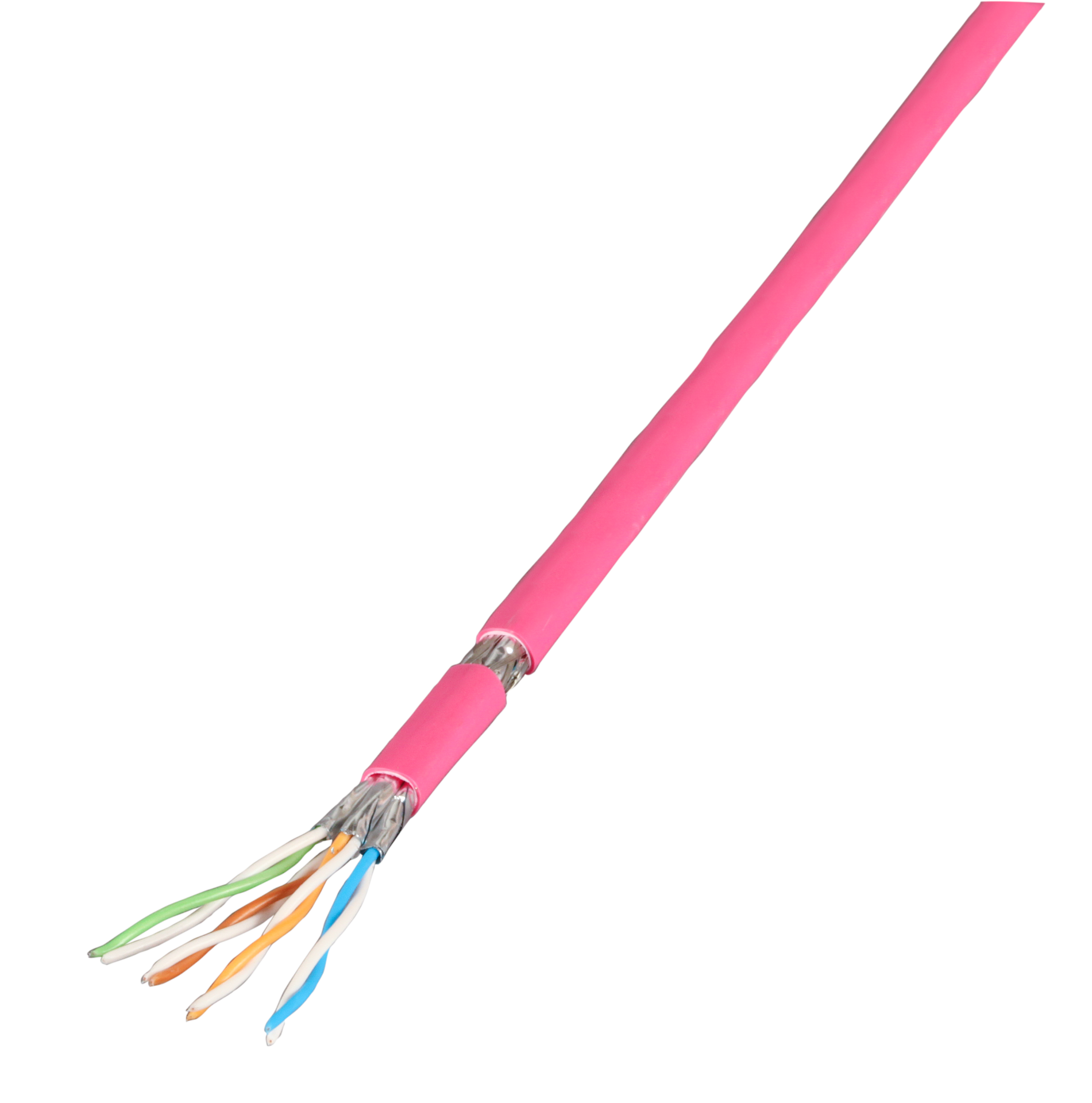 Patch cable Cat.7 PiMF UC900MHz FLEX, SS26 4P FRNC-B, erica-violet