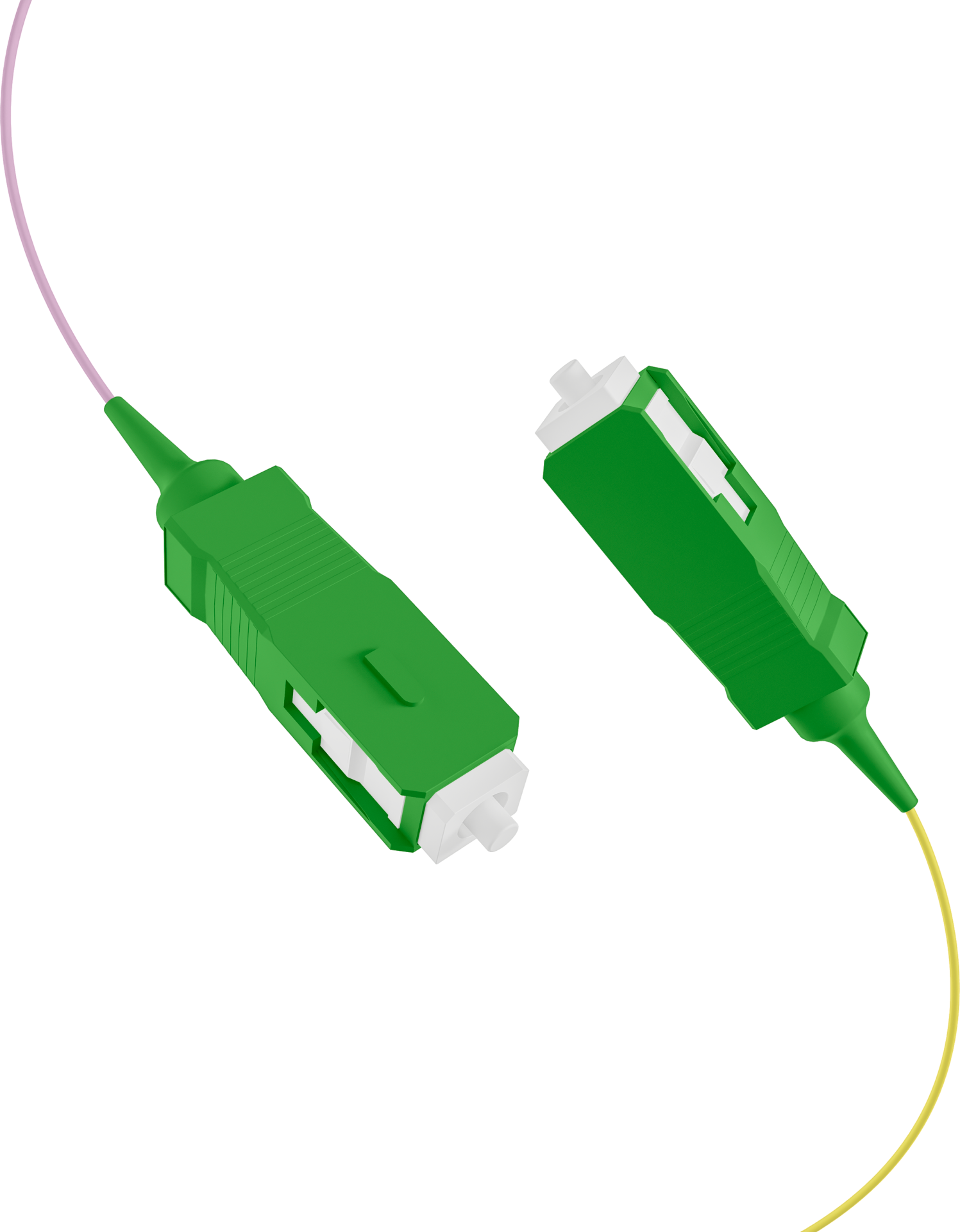 INFRALAN® Faserpigtail SC/APC OS2 G652D-farbiges Set 2m - 12 Stück