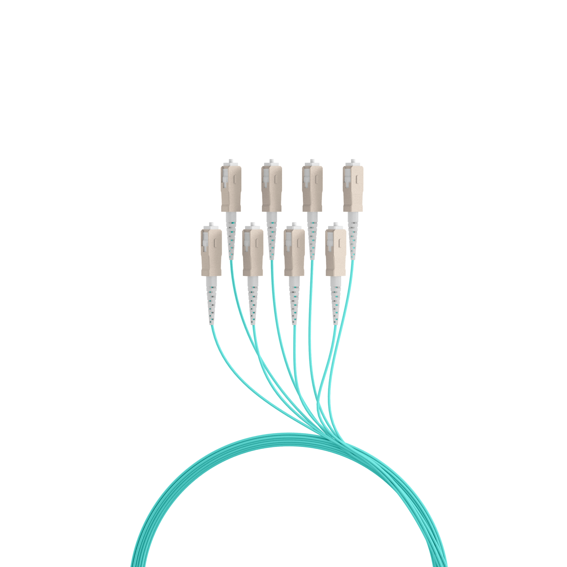 Trunk cable U-DQ(ZN)BH OM3 8G (1x8) SC-SC,170m Dca LSZH