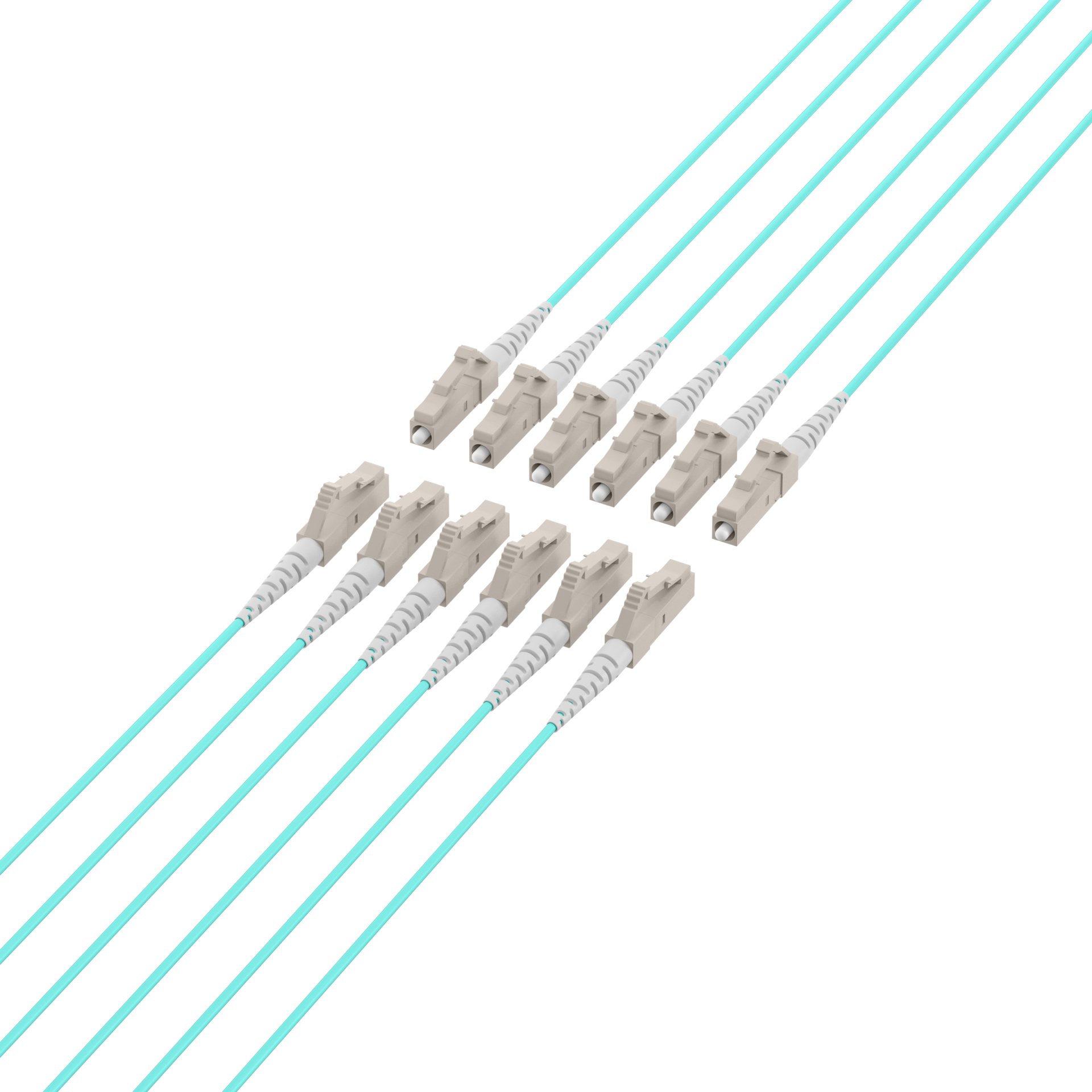 Trunkkabel U-DQ(ZN)BH OM3 12G (1x12) LC-LC,120m Dca LSZH