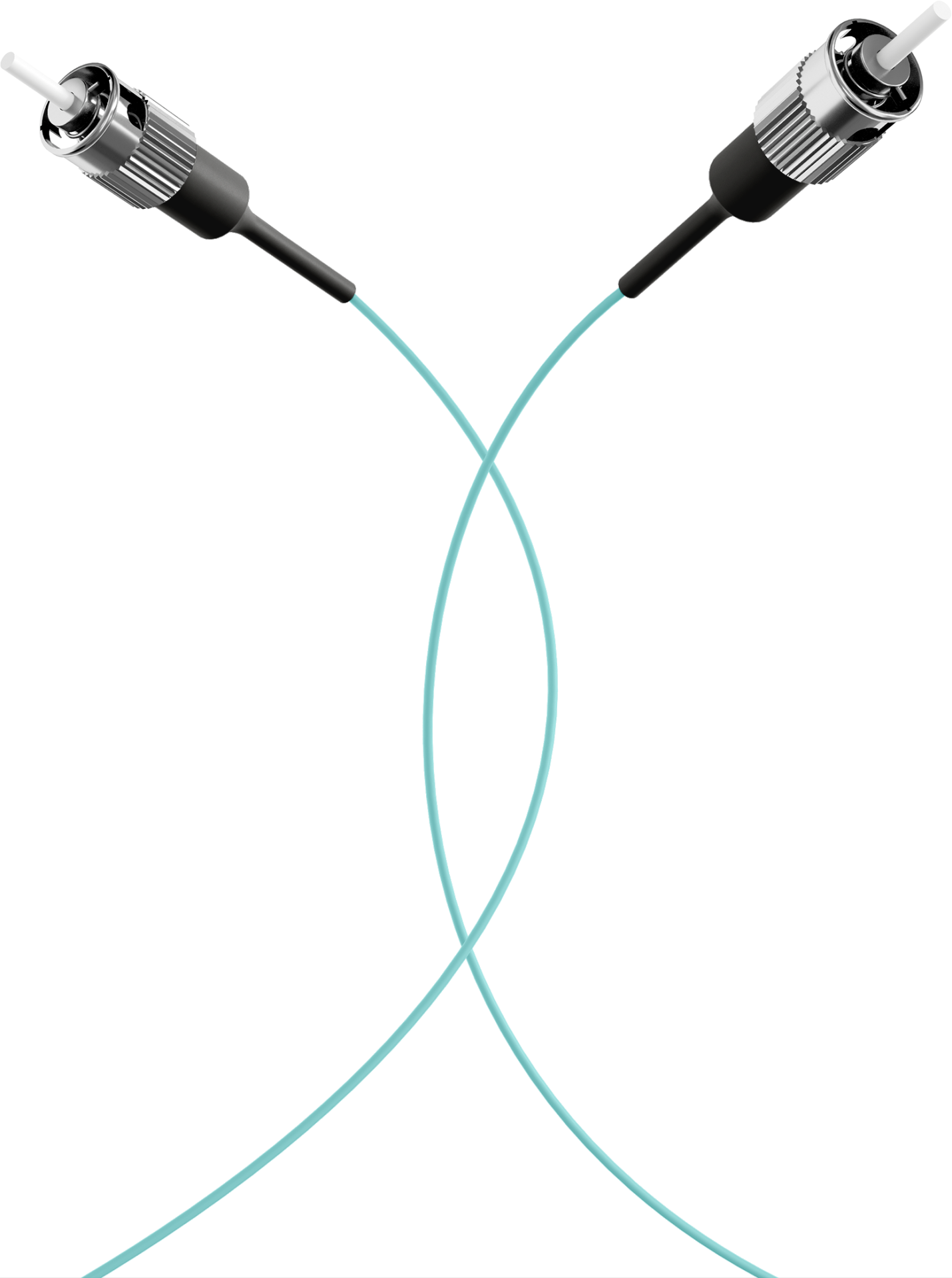 Faserpigtail ST OM3 -Aqua 2m - 1 Stück