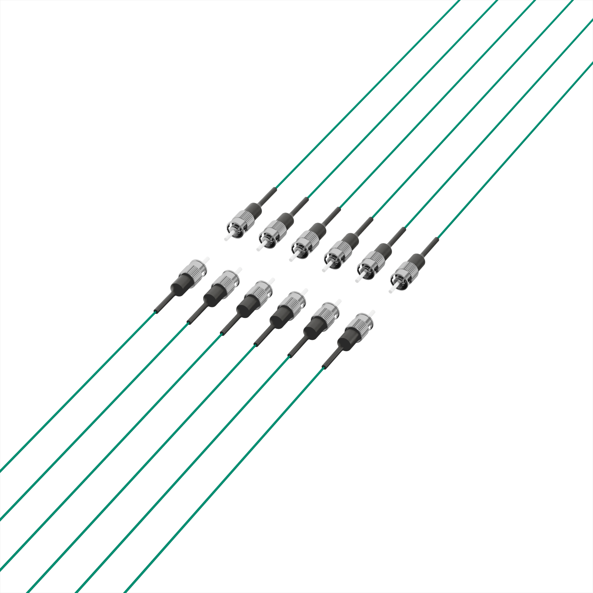 Faserpigtail ST OM2 -Grün 2m - 1 Stück