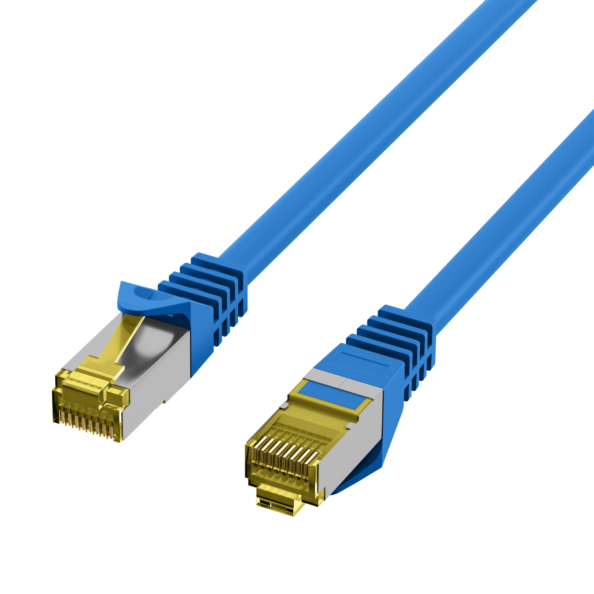 RJ45 cable category 7 S/FTP 0.25 m (Blue)