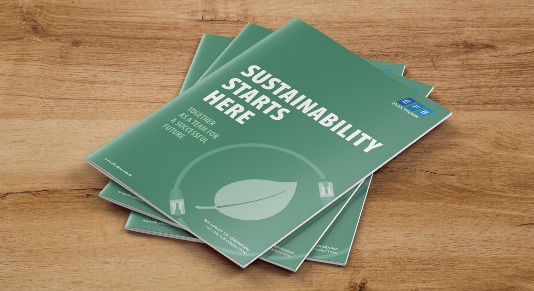 Sustainability brochure from EFB-Elektronik