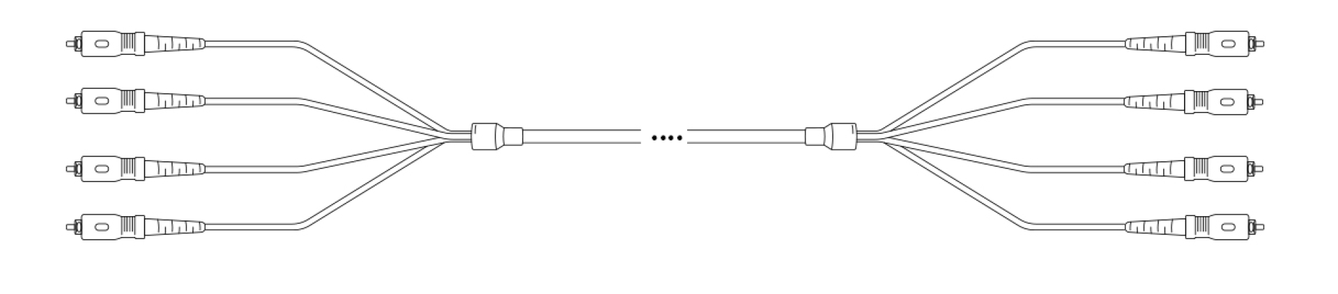 U-DQ(ZN) BH G657A 4E9/125µm SC-SC, 1 Meter LSZH schwarz CPR-B2CA