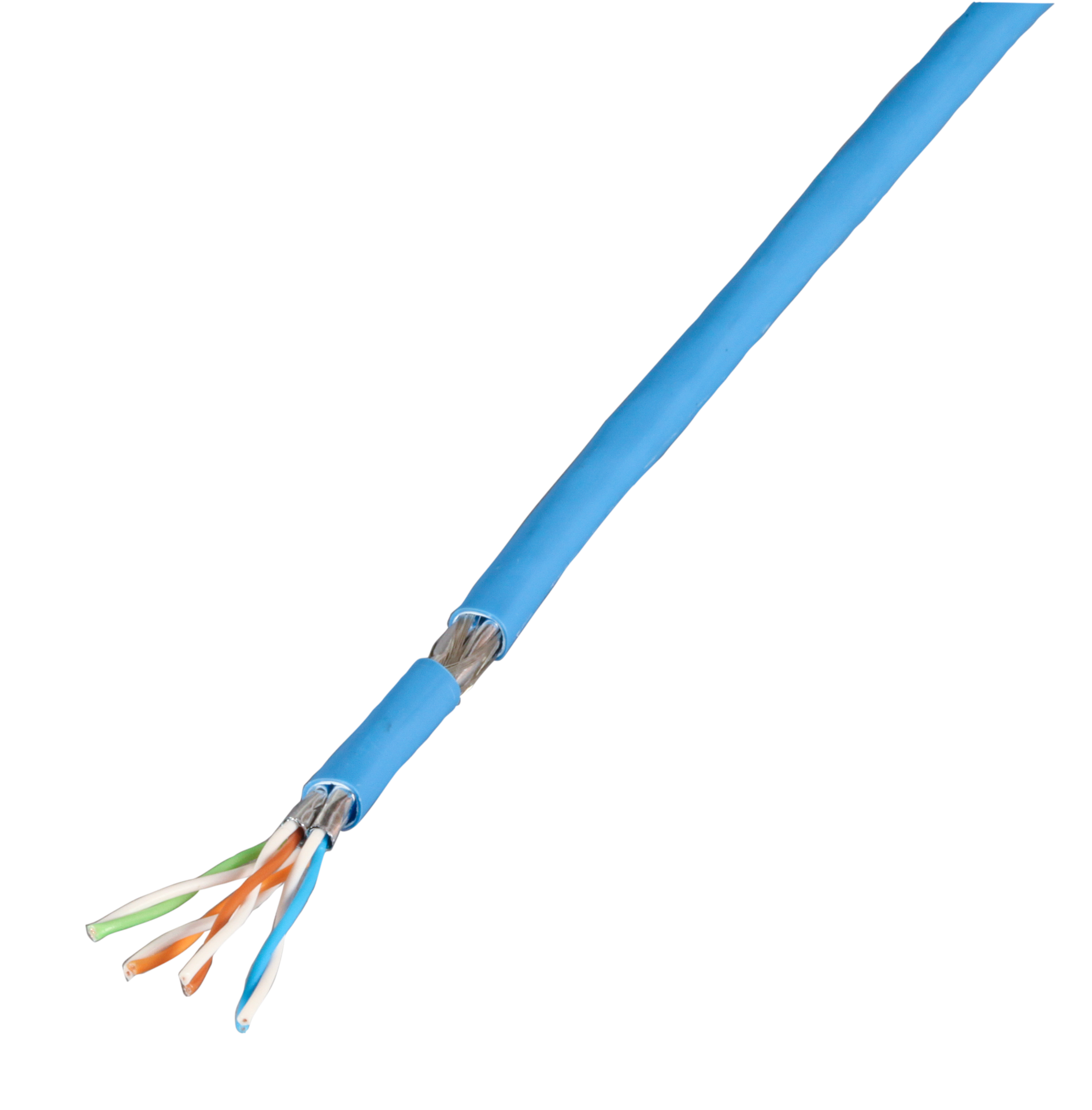 Patch cable Cat.7 PiMF UC900MHz FLEX, SS26 4P FRNC-B, blue, 100 M