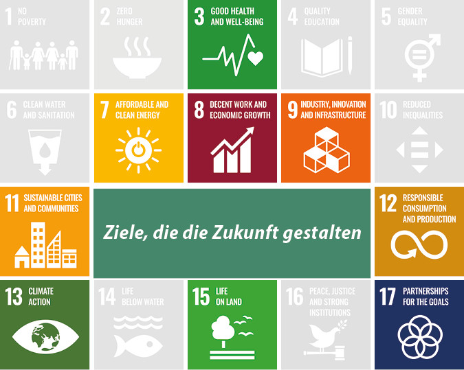 Nachhaltigkeitsziele der Vereinten Nationen – Gesundheit, sauberes Wasser, menschenwürdige Arbeit, nachhaltige Städte, Klimaschutz und mehr