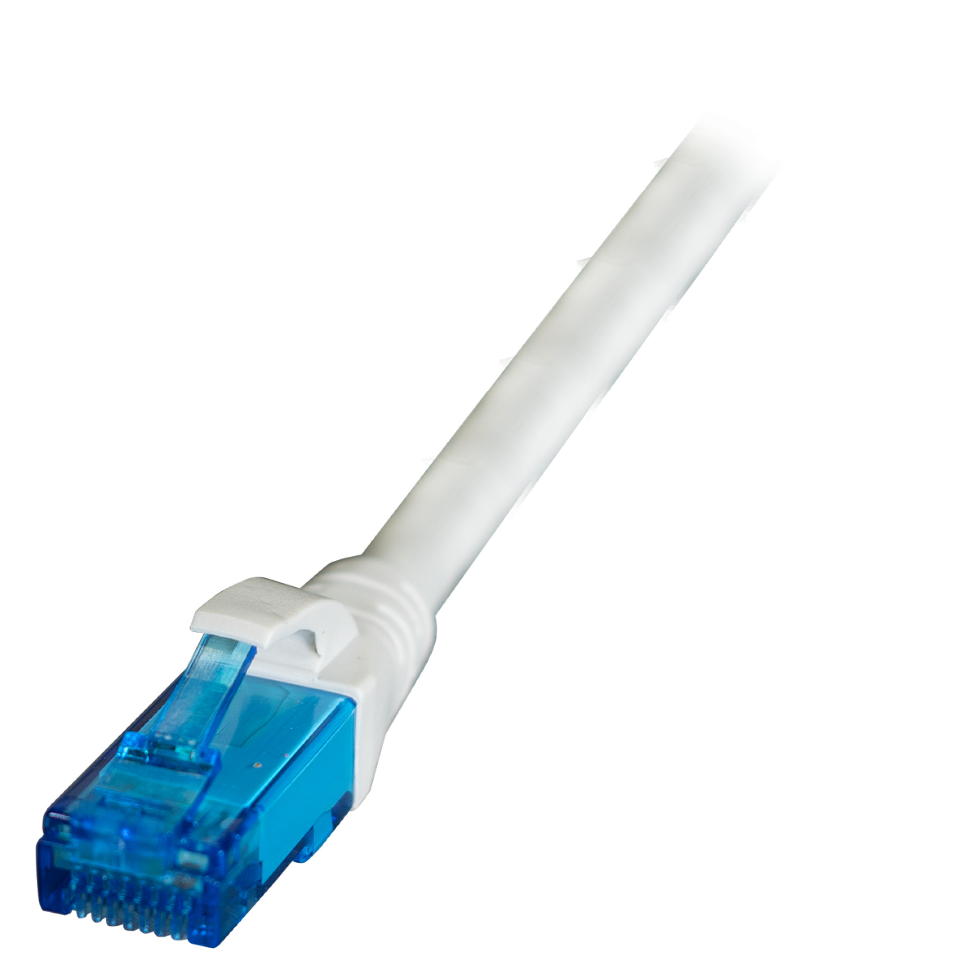 INFRALAN® RJ45 Patch cable U/UTP, Cat.6A, LSZH, Premium, 500MHz, 7,5m, grey