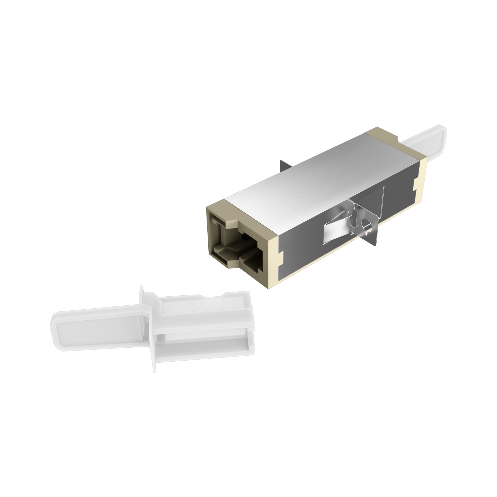 R&M adapter E2000® Simplex OM2 beige grade M