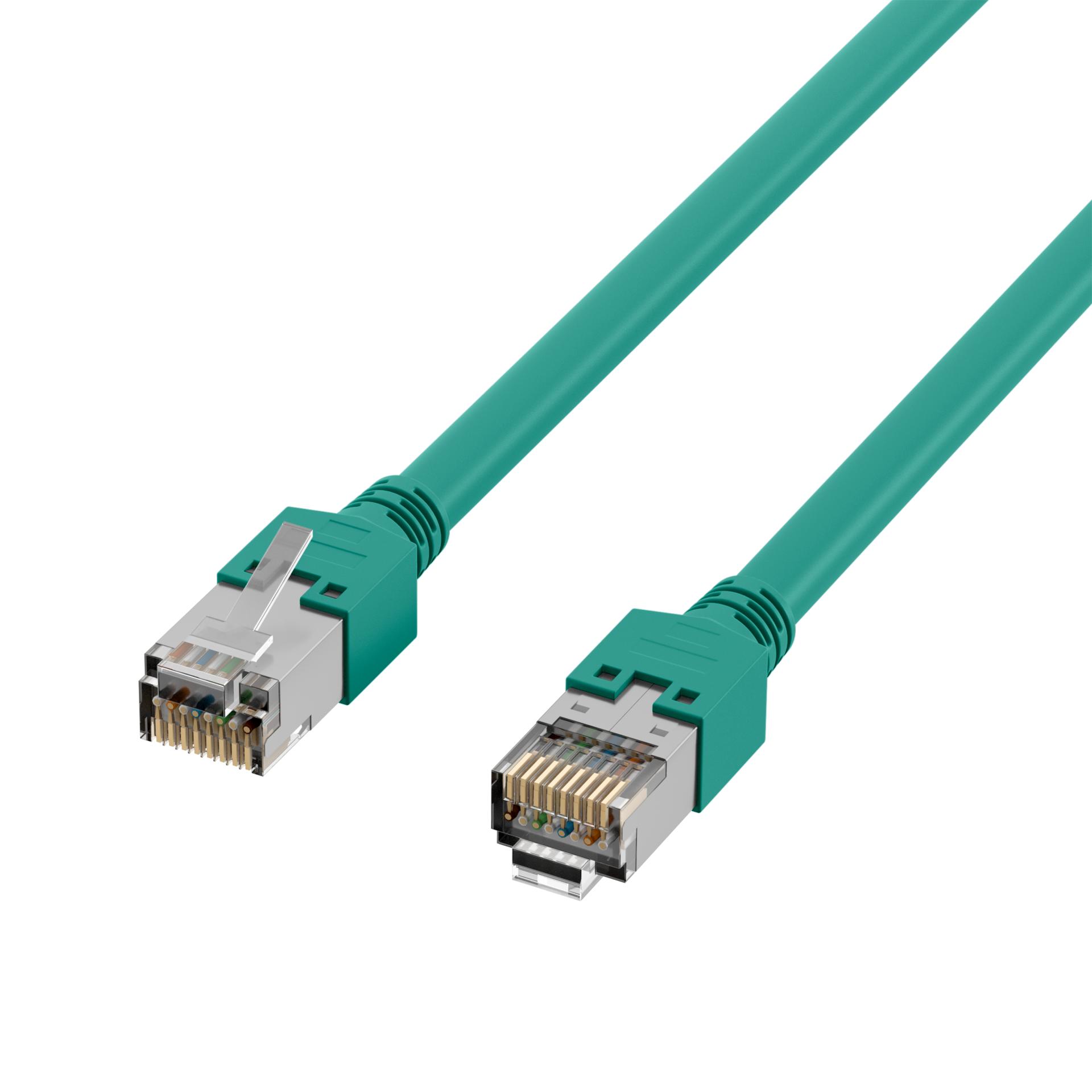 RJ45 Patchkabel Cat.5e SF/UTP LSZH  Draka UC300 TM11 grün 2m