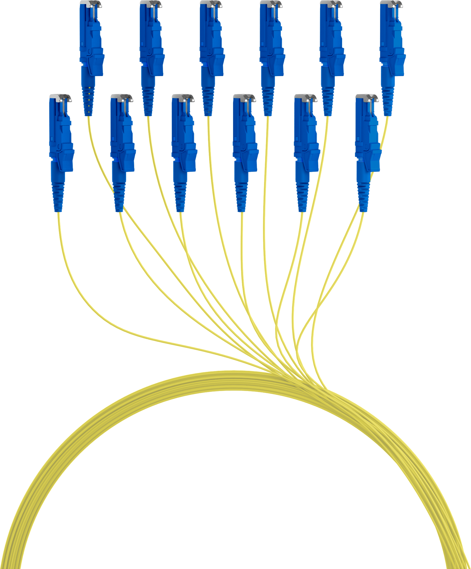 Faserpigtail E2000® OS2 G652D-Gelb 2m - 1 Stück