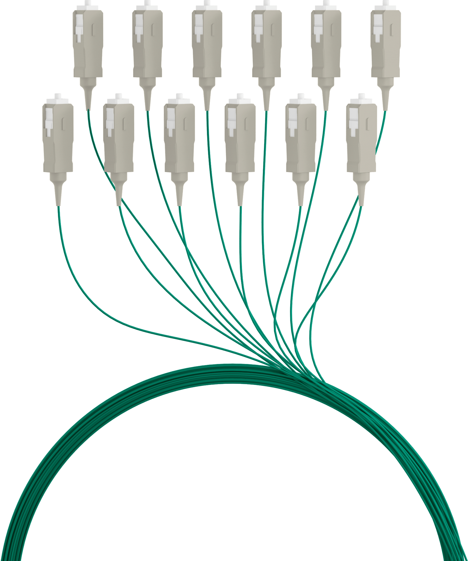 Faserpigtail SC OM2 -Grün 2m - 1 Stück