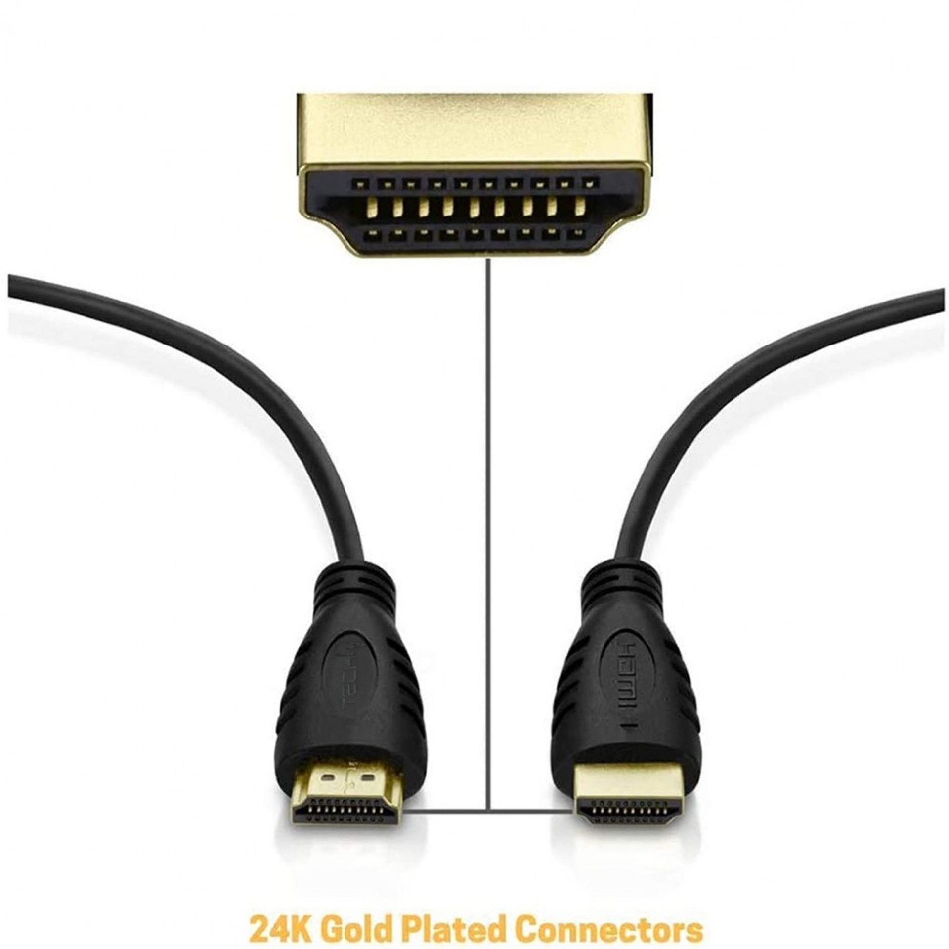 HDMI 4K 60Hz High Speed Connection Cable with Ethernet, Black, 9 m