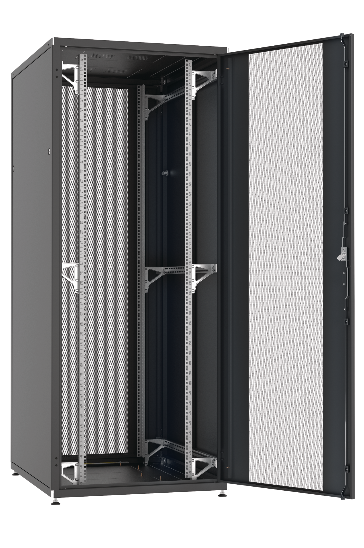 19" Serverschrank PRO 27HE, 600x1000 mm, F+R 2-teilig, RAL9005